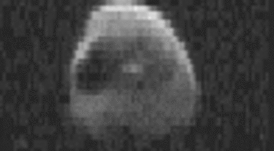 Animated GIF of an asteroid